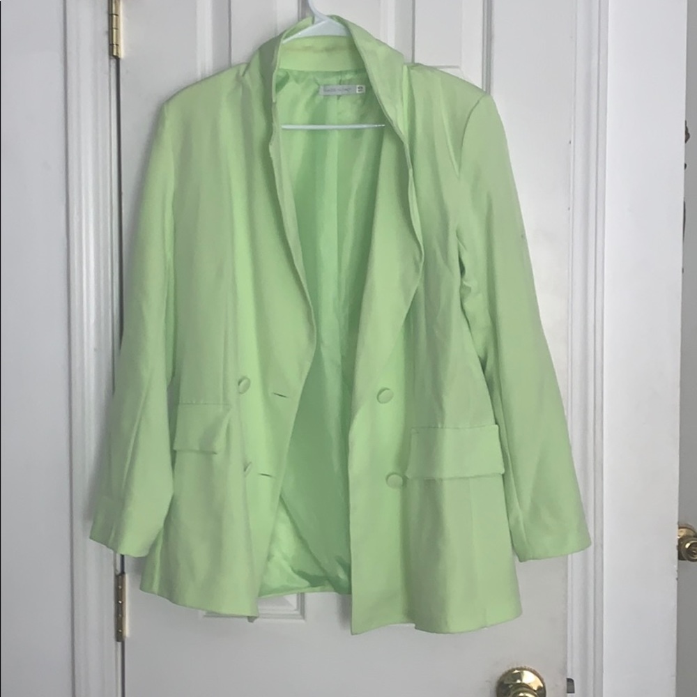 Lime green blazer